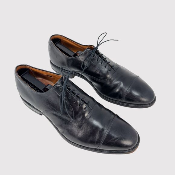 Allen Edmonds Other - Allen Edmonds Park Avenue Mens Dress Shoes Black Leather Oxford Formal US 9 D
